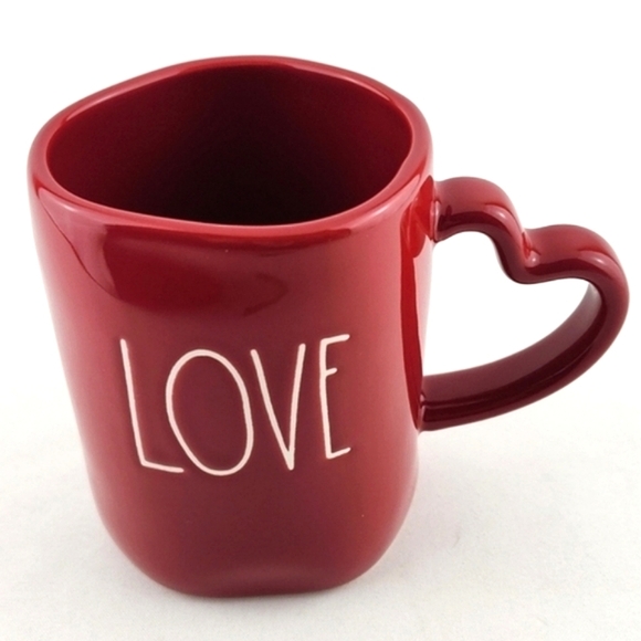Rae Dunn Artisan Collection Ceramic Coffee Tea Mug White Large Letters LOVE - Picture 2 of 10